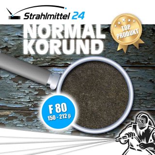 25 kg Normalkorund braun F80 (150-212 µm)