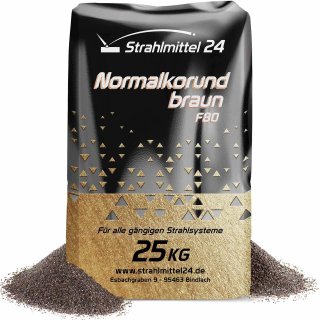 500 kg Normalkorund braun F80 (150-212 µm)