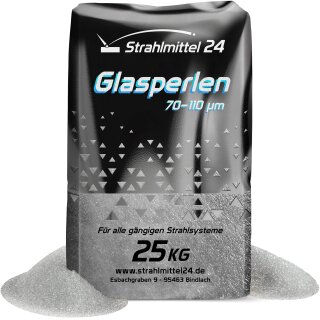 250 kg Glasperlen Strahlmittel 70-110 µm