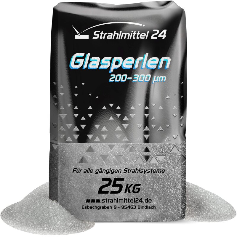 1000 kg (1 to) Glasperlen Strahlmittel 200-300 µm