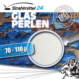 1000 kg (1 to) Glasperlen Strahlmittel 70-110 &micro;m
