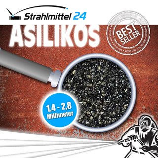 25 kg Asilikos Strahlmittel 1,4-2,8 mm