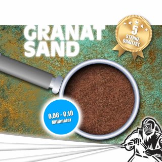 25 kg Granatsand 0,06-0,10 mm
