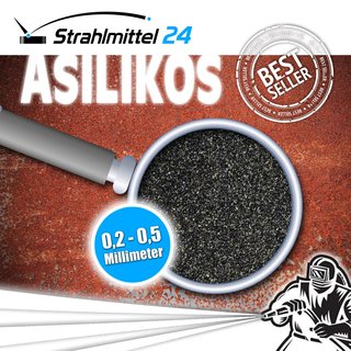 1050 kg Asilikos Strahlmittel 0,2-0,5 mm