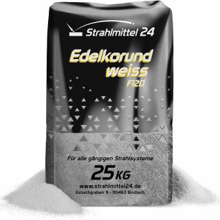 25 kg Edelkorund weiss F120 (90-125 µm)