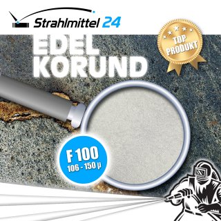 25 kg Edelkorund weiss F100 (106-150 µm)
